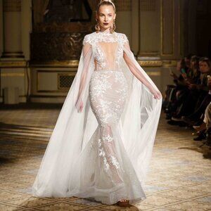 Berta Wedding Dress | Berta 18-07 | Size 38 - Tailored to Size 2